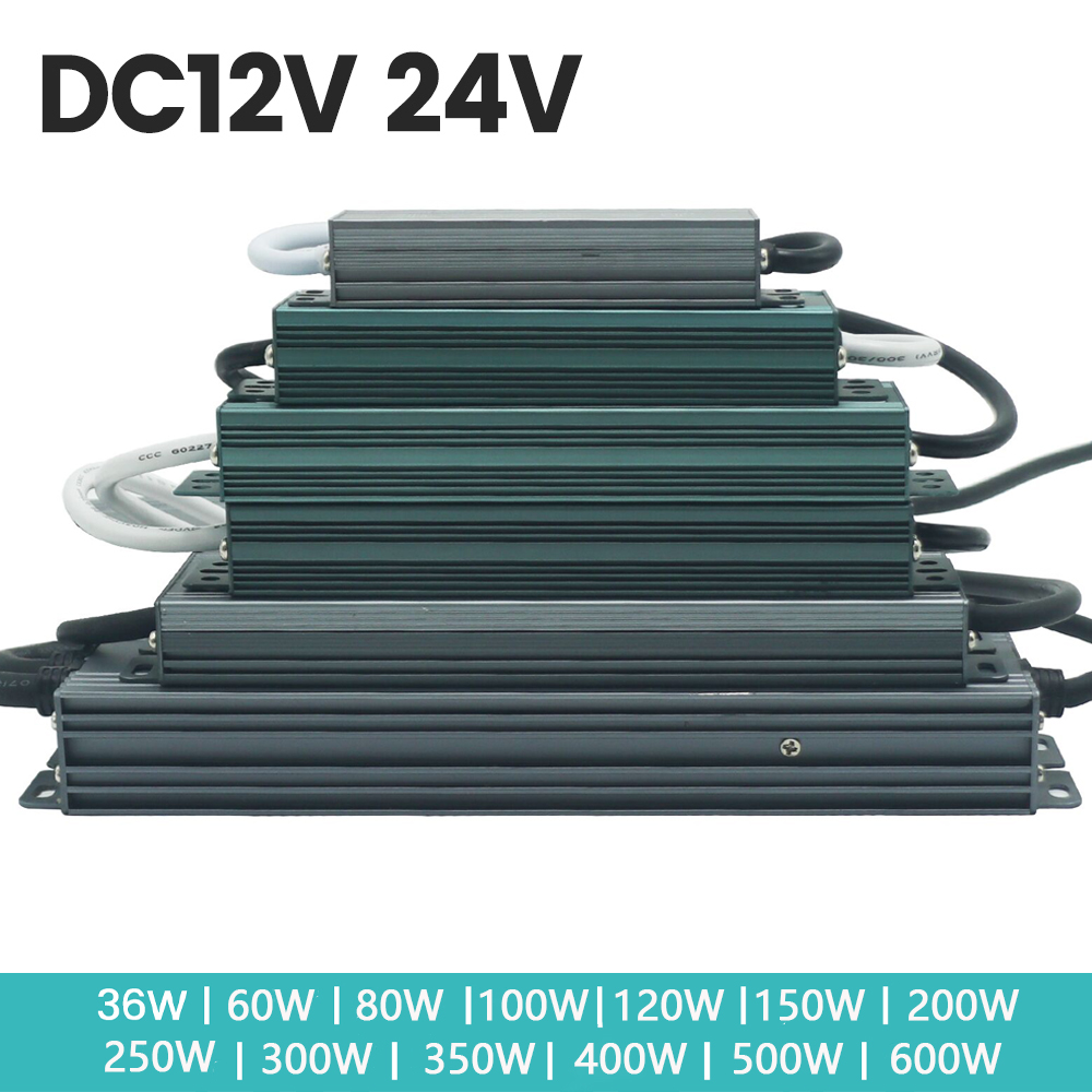 Outdoor Power Transformer - ไดรเวอร์จ่ายไฟกันน้ำ IP67 60W 100W 300W 400W