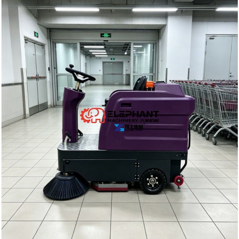 Outdoor Power New Roads - เครื่องกวาดถนนไฟฟ้าขนาดใหญ่ กำลังดูดทรงพลัง ความจุขนาดใหญ่ สำหรับใช้งานกลางแจ้ง