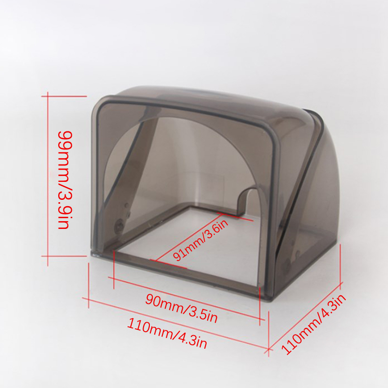 Outdoor Power Inlet Box - 86 ประเภทปลั๊กไฟกลางแจ้ง ฝาครอบกันน้ำ ปลั๊กไฟในห้องน้ำ กล่องป้องกันฝนตก อุปกรณ์ไฟฟ้า
