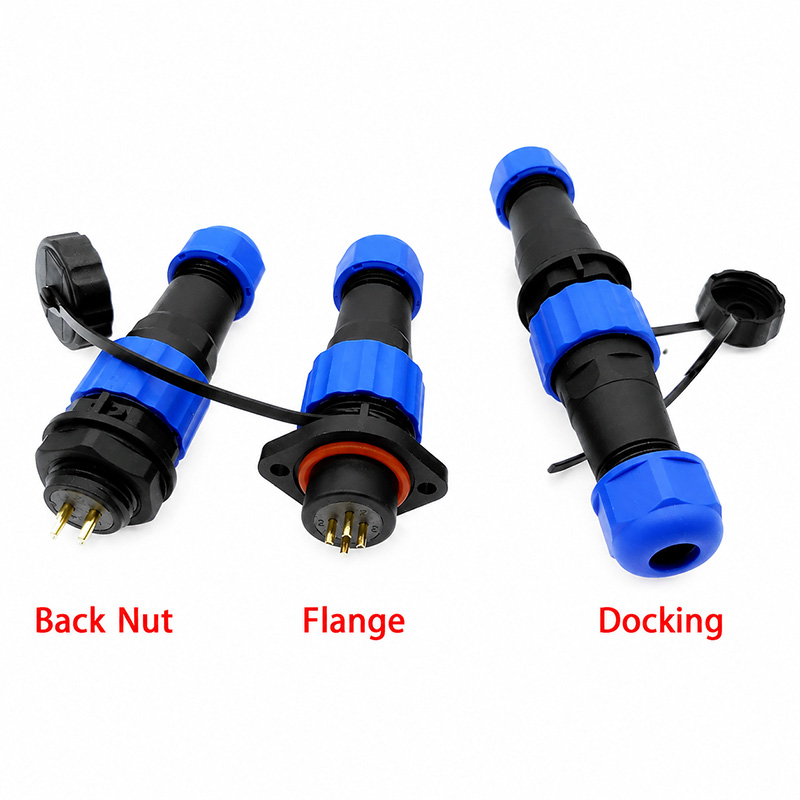 Outdoor Power Inlet Box - ขั้วต่อกันน้ำ SP16 IP68 แบบ 2 3