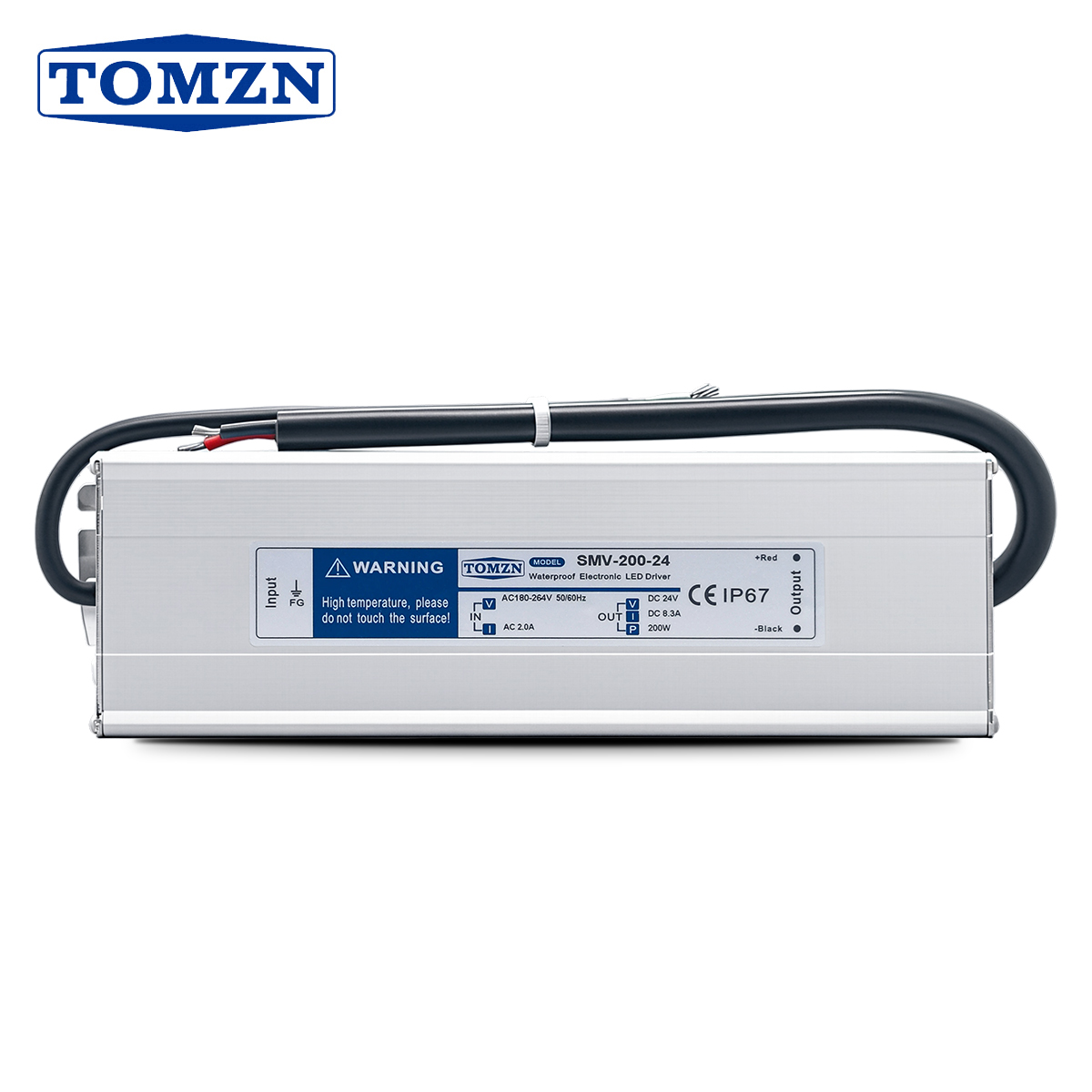 Outdoor Power Transformer - TOMZN 200W กันน้ำ LED ไดร์เวอร์ IP67