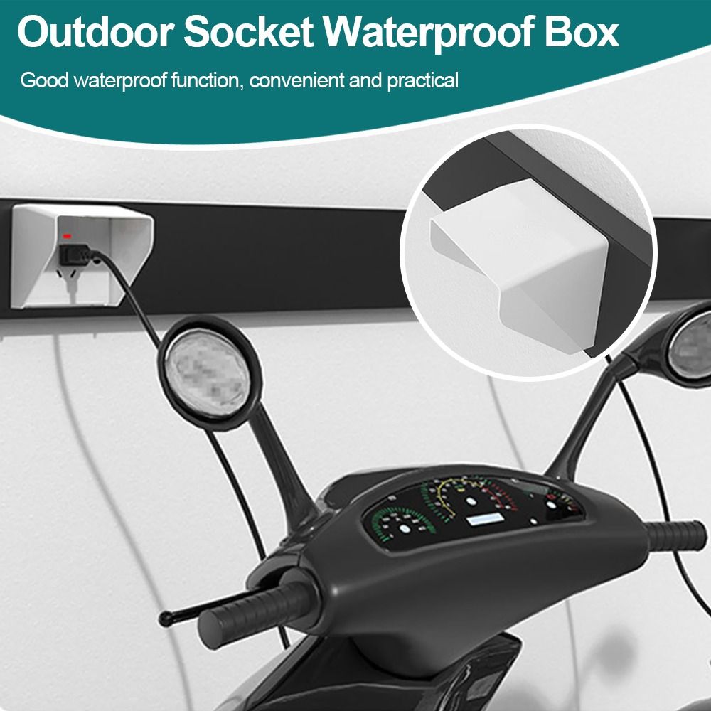 กล่องกันน้ำสำหรับปลั๊กไฟพลาสติ - Outdoor Power Outlet Cover บทวิจารณ์และราคา