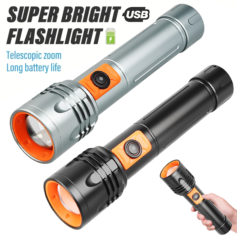 ไฟฉาย LED พลังงานสูงไฟฉายแบบชา - Outdoor Power Usb บทวิจารณ์และราคา