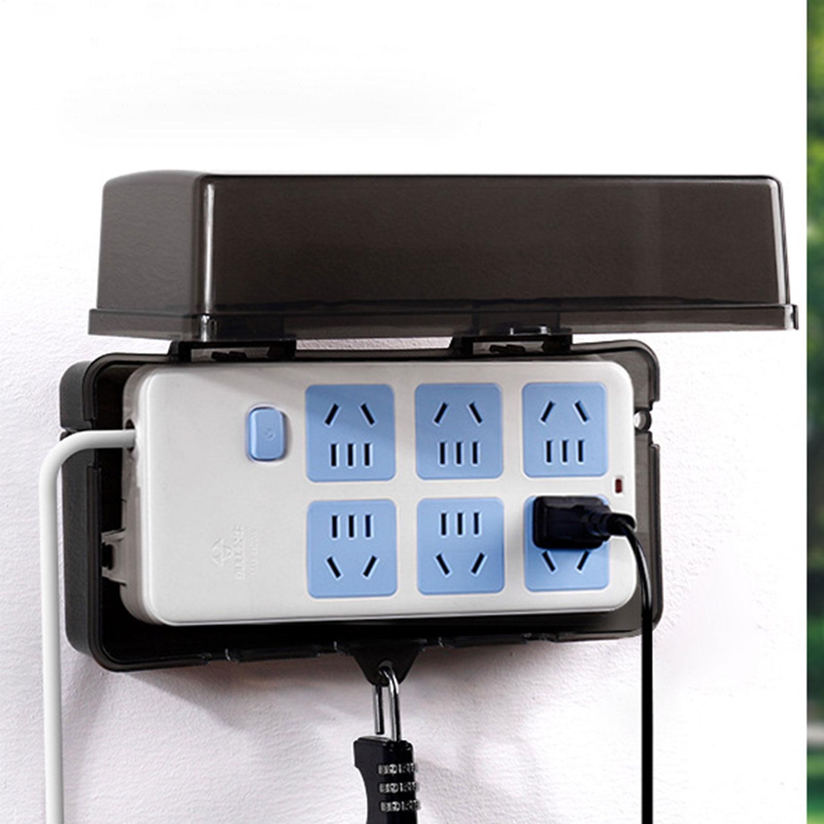กล่องปลั๊กพลาสติกทนทาน กล่องจั - Outdoor Power Outlet Cover บทวิจารณ์และราคา
