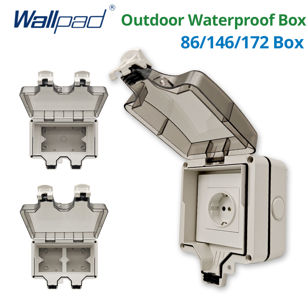 Wallpad IP66 กันฝุ่นกันน้ํากลา - Outdoor Power Outlet บทวิจารณ์และราคา