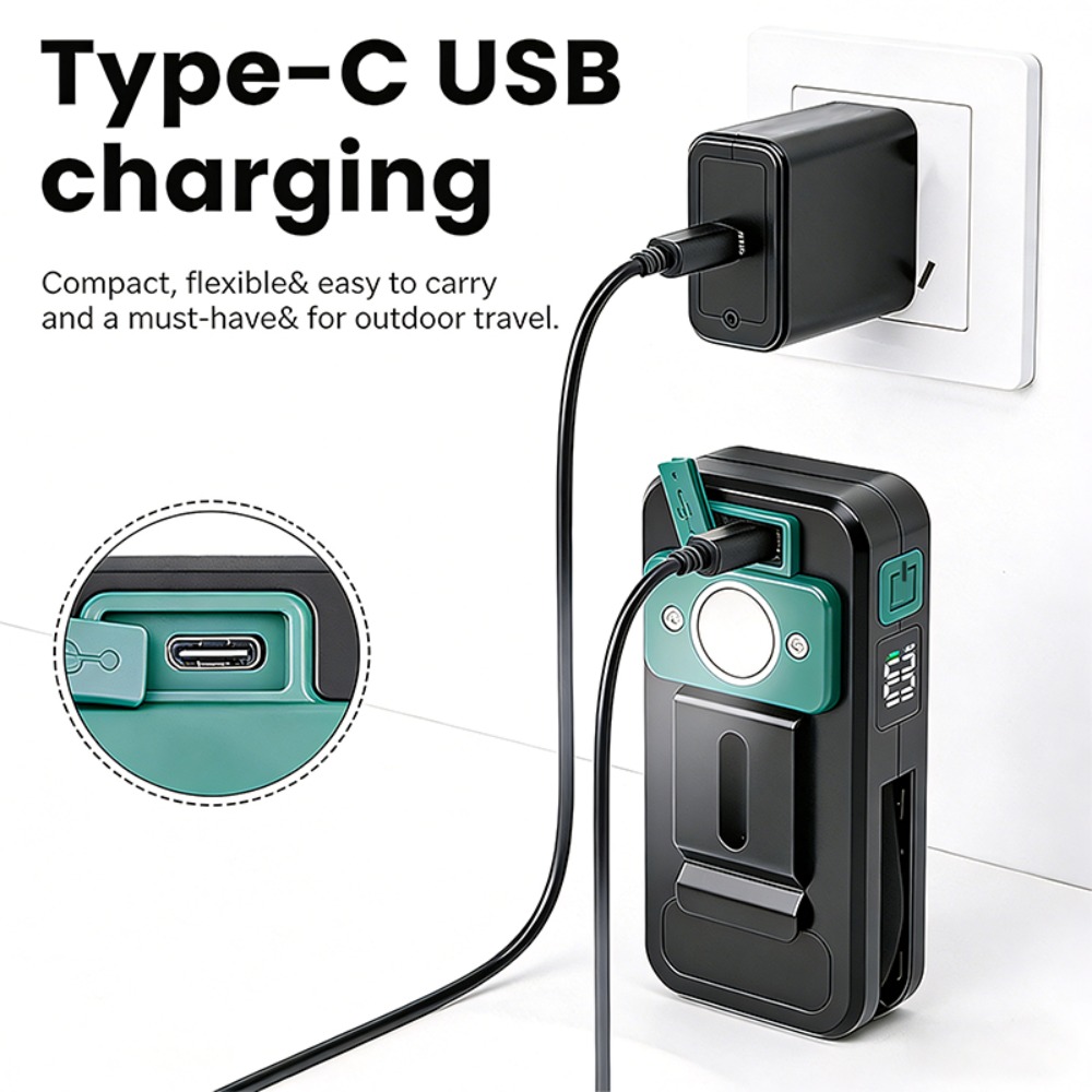 ไฟฉายแม่เหล็กแบบใหม่พร้อมคลิปห - Outdoor Power Usb บทวิจารณ์และราคา