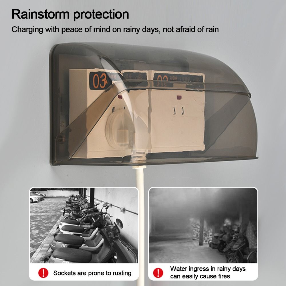 1 ชิ้นกลางแจ้งซ็อกเก็ตกล่องกัน - Outdoor Power Outlet Cover บทวิจารณ์และราคา