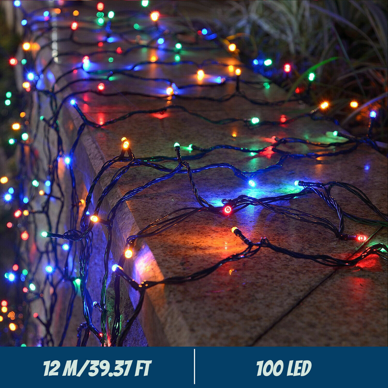 ไฟ LED พลังงานแสงอาทิตย์ Strin - Outdoor Power For Xmas Lights บทวิจารณ์และราคา