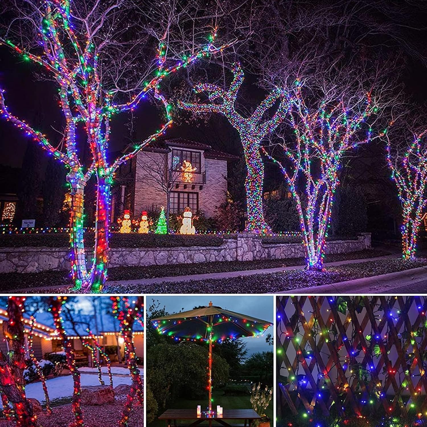 ไฟ LED พลังงานแสงอาทิตย์ Strin - Outdoor Power For Xmas Lights บทวิจารณ์และราคา