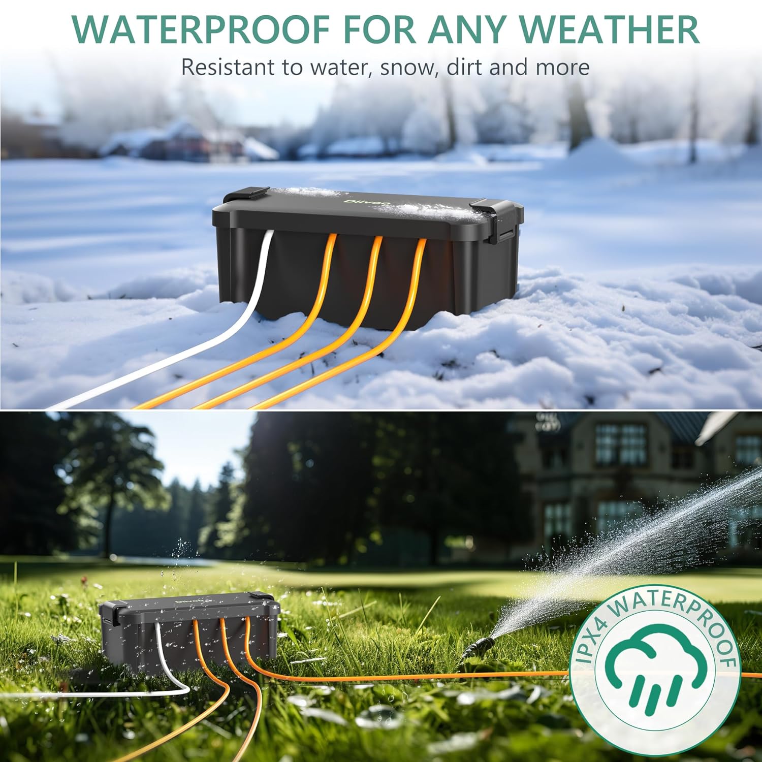 Diivoo กล่องไฟฟ้ากันน้ํากลางแจ - Outdoor Power Outlet Cover บทวิจารณ์และราคา