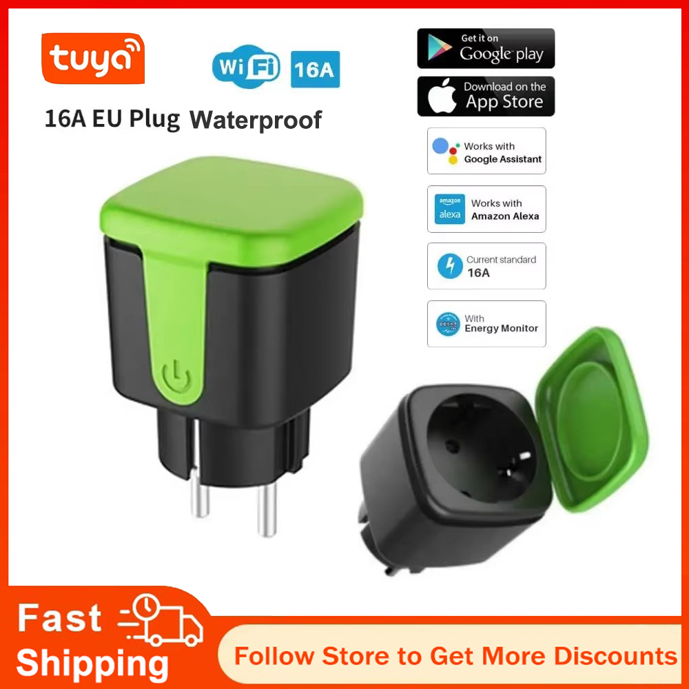 ปลั๊กไฟอัจฉริยะ Tuya EU 16A Wi - Outdoor Power Outlet บทวิจารณ์และราคา