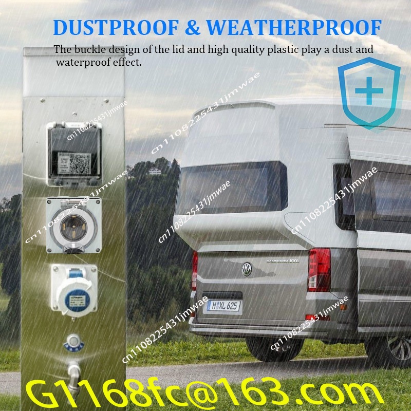 กล่องเต้ารับไฟฟ้าสำหรับเครื่อง - Outdoor Power Inlet Box บทวิจารณ์และราคา