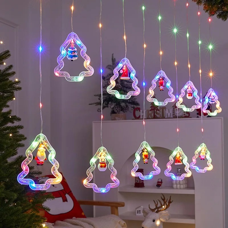 ไฟประดับม่านรูปดาว LED ใช้พลัง - Outdoor Power For Xmas Lights บทวิจารณ์และราคา