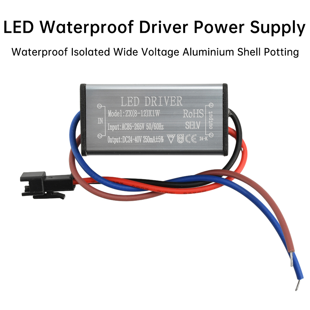AC85-265V 1-24W IP68 กันน้ํา L - Outdoor Power Transformer บทวิจารณ์และราคา