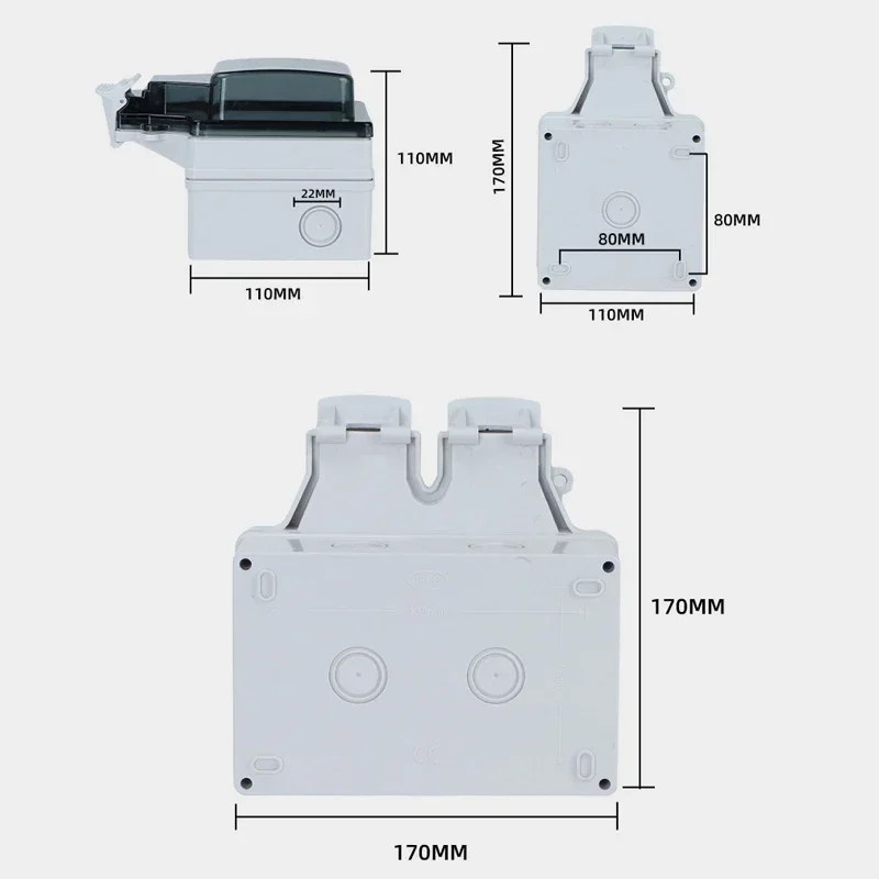 เต้ารับไฟฟ้ากันน้ำ Tuya สำหรับ - Outdoor Power Inlet Box บทวิจารณ์และราคา