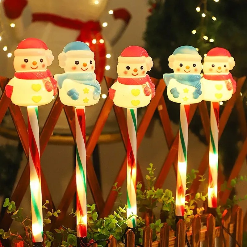 โคมไฟ LED ซานตาและสโนว์แมนพลัง - Outdoor Power For Xmas Lights บทวิจารณ์และราคา