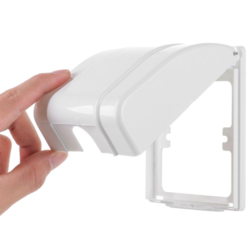 ที่ครอบปลั๊กไฟฟ้ากันน้ำกระเซ็น - Outdoor Power Outlet Cover บทวิจารณ์และราคา