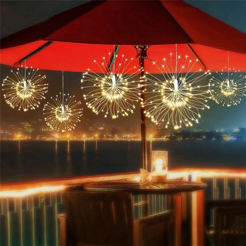 120Led 200 Led โคมไฟพลังงานแสง - Outdoor Power For Xmas Lights บทวิจารณ์และราคา