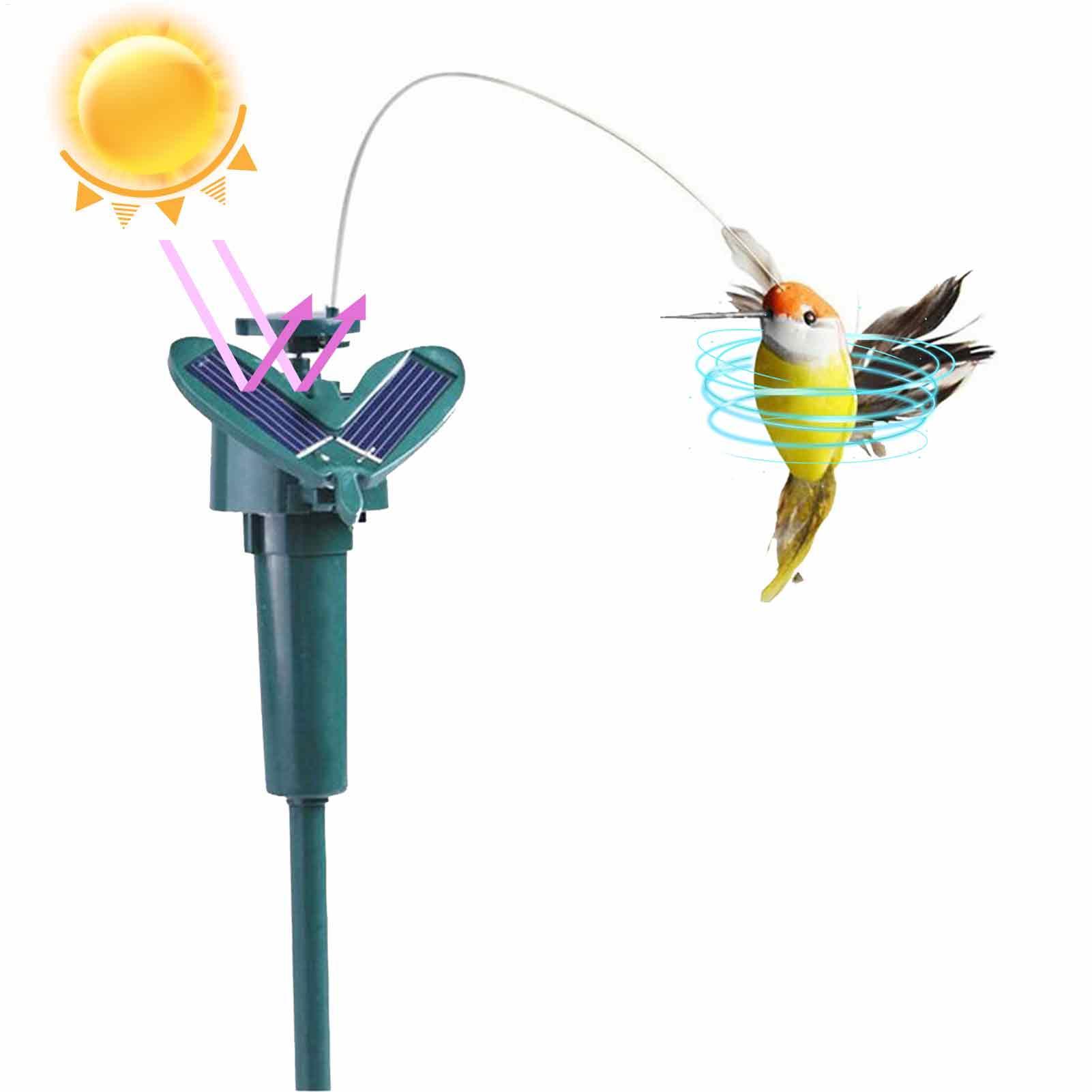 1 PC พลังงานแสงอาทิตย์หมุนนกตล - Outdoor Power Stake บทวิจารณ์และราคา