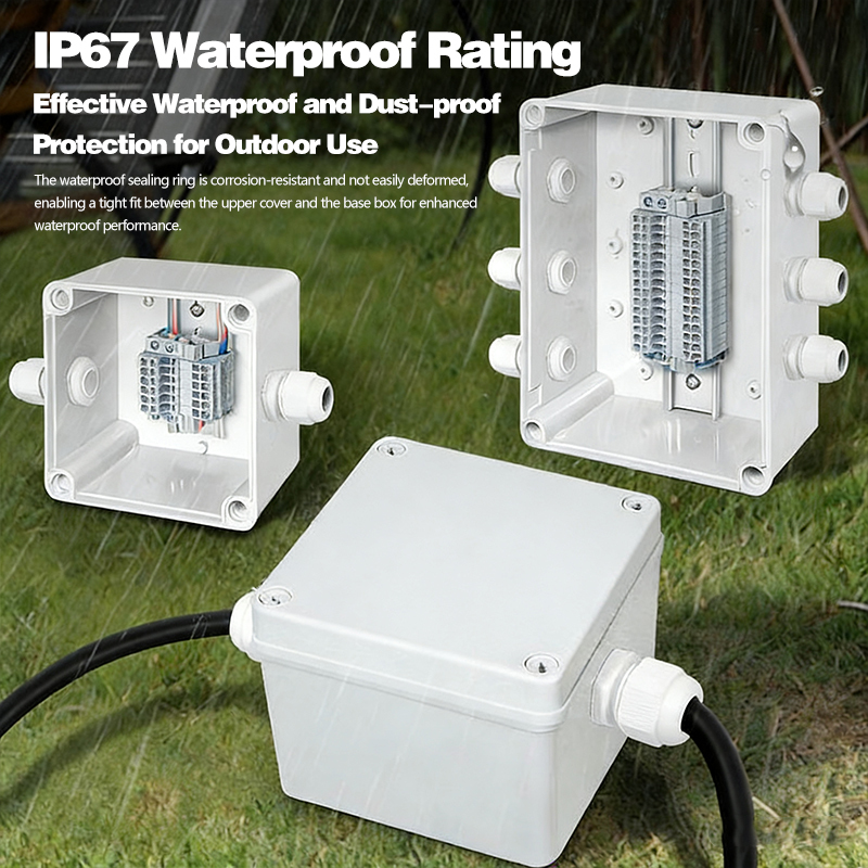 กล่องต่อสายไฟกันน้ำพร้อมขั้วต่ - Outdoor Power Inlet Box บทวิจารณ์และราคา