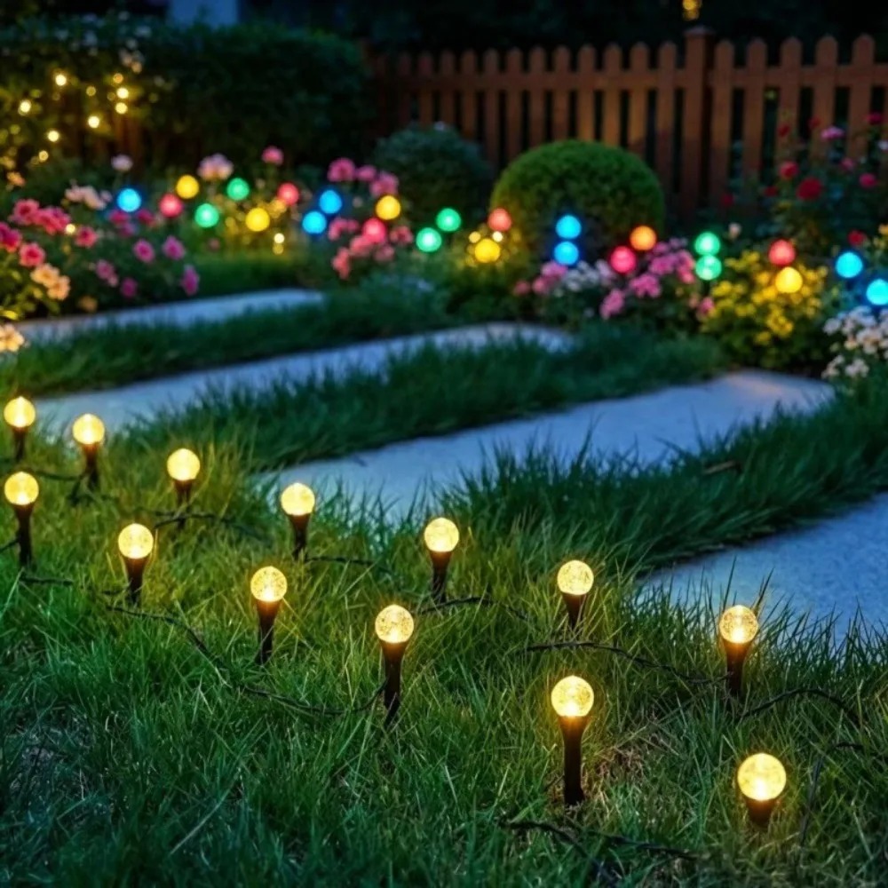 ไฟสายโซลาร์เซลล์ 5 เมตร 20 หลอ - Outdoor Power For Xmas Lights บทวิจารณ์และราคา