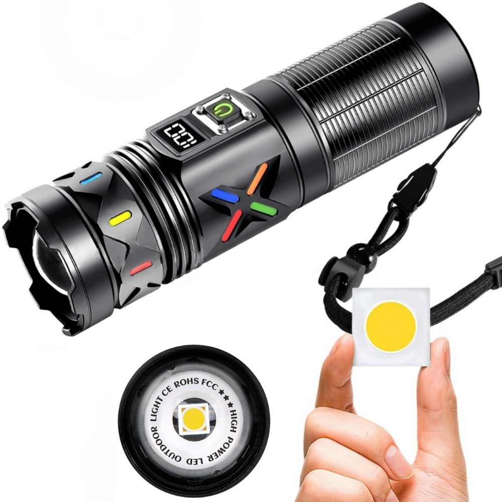 ไฟฉาย LED พลังงานสูงแบบยืดหดได - Outdoor Power Usb บทวิจารณ์และราคา