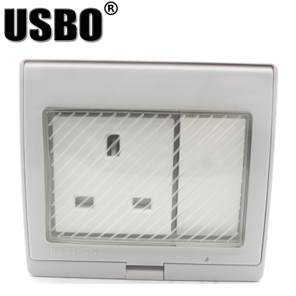 เต้ารับติดผนังกลางแจ้งสีขาว IP - Outdoor Power Inlet Box บทวิจารณ์และราคา